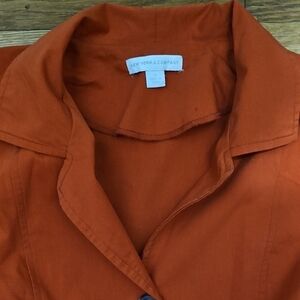New York & Company Women's Bold Orange Blazer